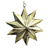 DARO DEKO Metal Star for Hanging Gold 1 Piece –