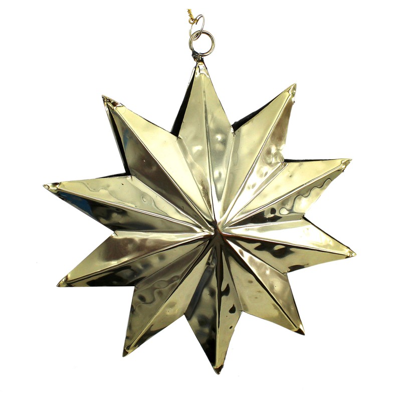 DARO DEKO Metal Star for Hanging Gold 1 Piece –