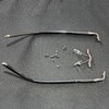 1 Pair Metal Frame Replacement Temples with Locking Groove Single-Hole