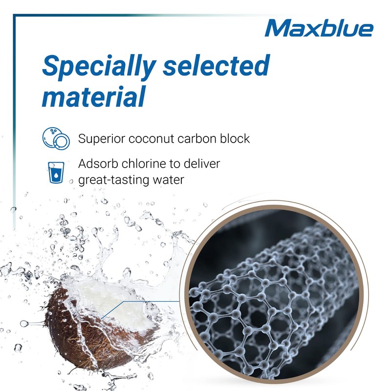 Maxblue Refrigerator Water Filter Replacement for Frigidaire EPTWFU01® Pure Source
