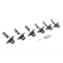 Go Rhino RB10 / RB20 Brackets | Mild Steel, Textured Black | 6941295 | Fits 2021 - 2024 Ford Bronco 2-Door or 4-Door (Excludes Bronco Sport)