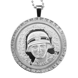 2004 Poland 10 Zlotych 60 Years Warsaw Uprising 925 Sterling Silver Proof-like Coin 925 Sterling Silver Necklace