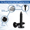 M6 x 20mm Flat Head Socket Cap Self Tapping Screws,