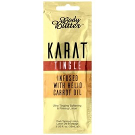 Body Butter Karat Tingle Tanning Lotion - Infused with Helio Carrot Oil (15ml)