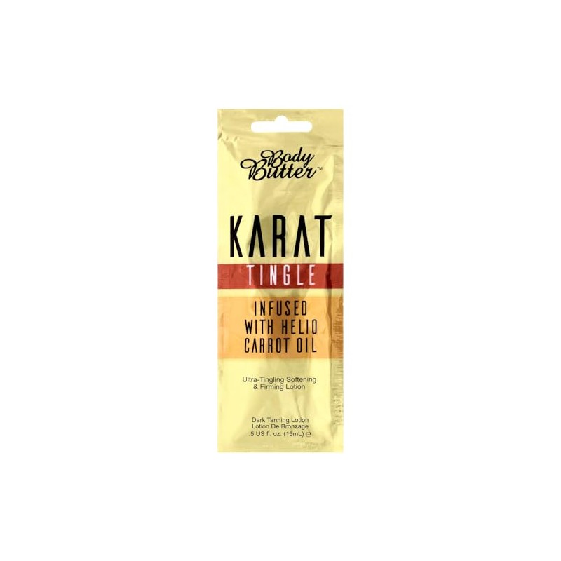 Body Butter Karat Tingle Tanning Lotion - Infused with Helio