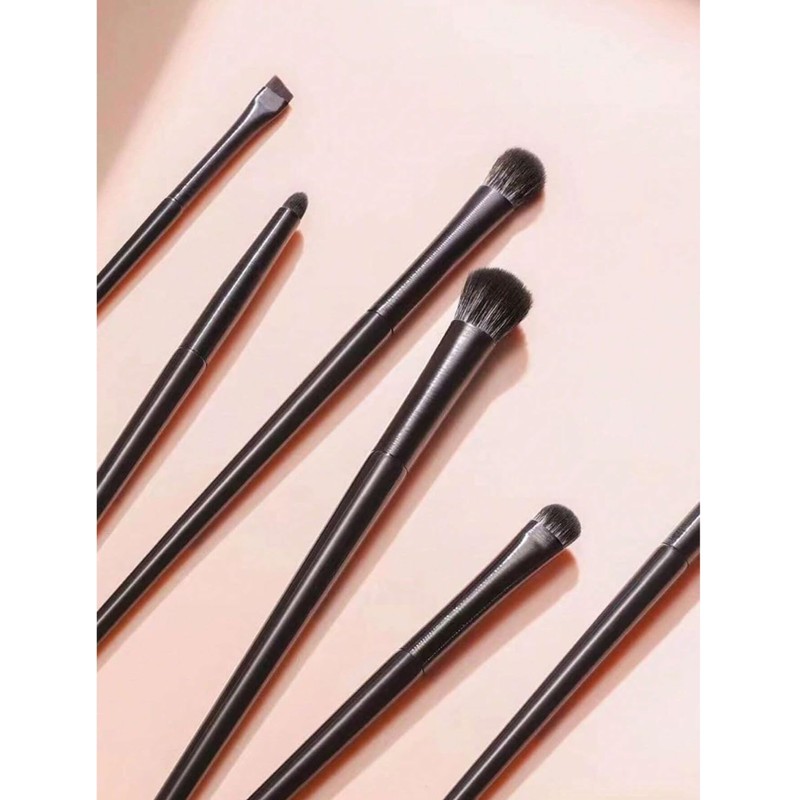 Generic 6-Piece Eye Makeup Brush Set Black