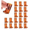 20 Vasitos Botas Vaquero Shots Caballitos Plástico 1 Oz Choc