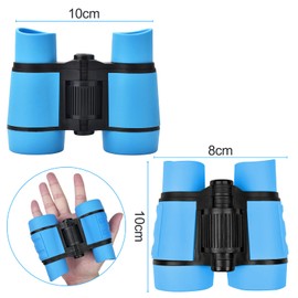 Maxentico Binoculars for Children, Binoculars for Children, Binoculars Magnification 4 x 30, for Bird Watching, Hiking, Camping, Spy Games and Exploration (Blue) Toy for 5-12 Years
