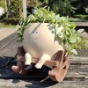 Rocking Chair Flower Pot Resin Patio Decorative Succulent Planter Garden