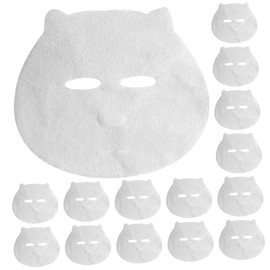 WOONEKY 100pcs Facial Mask Sheets for Infants Breathable Non Woven Full Face Skin Care for Hydrating and Nourishing Skin