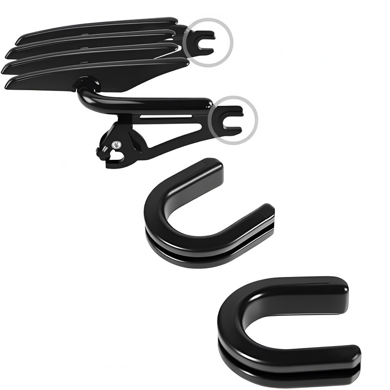Harley Luggage Rack Side Plate mounting Bracket Grommet Fits for