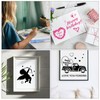 12pcs Valentine's Day Stencils, Heart Painting Stencils Reusable Love Heart