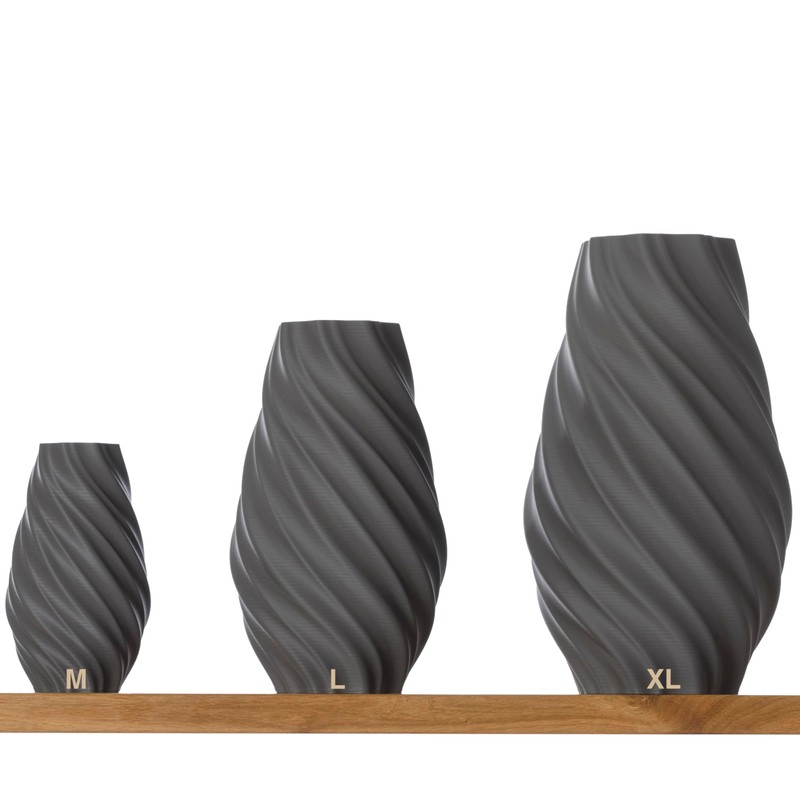 3D Vase Edina Decorative Vase XL 38 cm Floor Vase