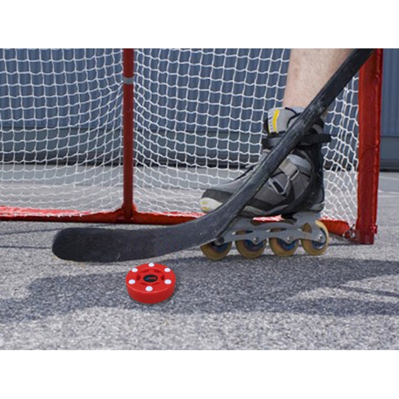 A&R Sports Inline Street Hockey Puck, Red