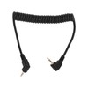 Lightning Sync Cable, 2.5mm Male to Male Coiled Cable Camera