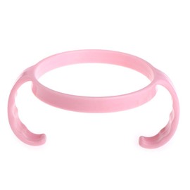 PHILSP Bottle Handle 2 Pieces Baby Feeding Bottle Trainer Easy Grip Plastic Handles Holder for Comotomo Pink