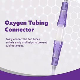 Conector giratorio de tubo de oxígeno, paquete de 10 unidades, el conector original se utiliza en hospitales. 10 conectores de cánula, conectores de tubo de oxígeno, conectores de manguera de oxígeno,