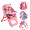 deAO 12” Baby Doll Play Set with Crib, Mobile, High
