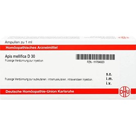 DHU Apis Mellifica D30 Ampoules Pack of 8