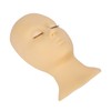 Eyelash Mannequin Head High Simulation Elastic Washable Soft Silicone Makeup