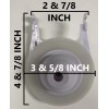 NUFLUSH Flapper 3.5 In. Removable Nipple, You can Replace Silicone