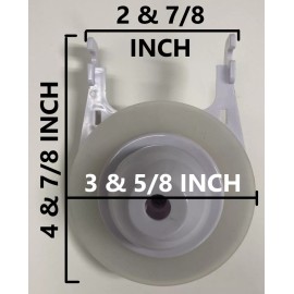 NUFLUSH Flapper 3.5 In. Removable Nipple, You can Replace Silicone Seals (2 Extra Seals)