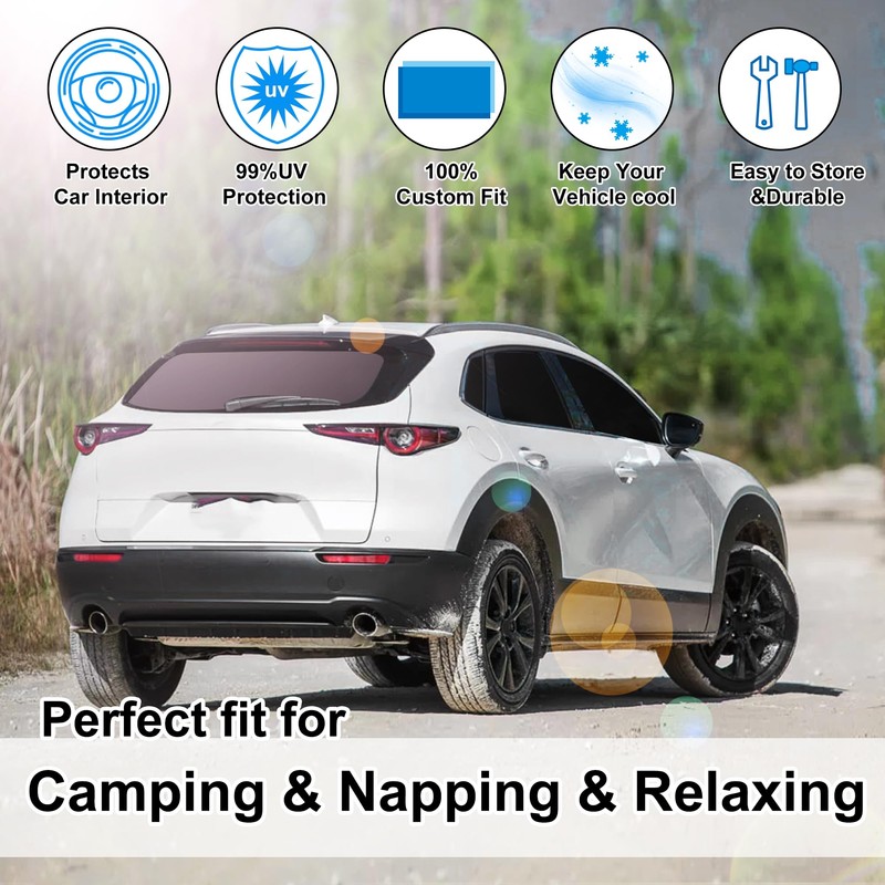 TINGLU TINGLU Window Shades for Mazda CX-30 2019-2024 2025 Accessories