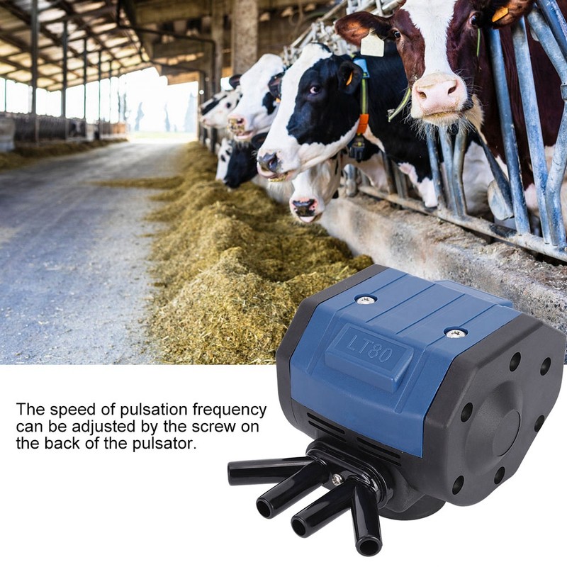 Universal 4 Outlets Milking Machine Air Pneumatic Pulsator for Cattle