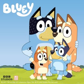 3Bears Bluey Organic Porridge - Cocoa Cinnamon | 4 x 400 g Vegan Porridge for Children with Oat Whole Grain Flakes, Cocoa & Cinnamon | No Additives and with the Sweetness of Fruit Ingredients