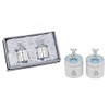 Shudehill Giftware Enamel First Tooth And Curl Set Blue