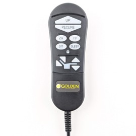 Golden Technologies and Ultra Comfort - Seat Lift Recliner Chair - Remote Hand Control - 11 Button - 5 Pin Connector - ZKAD5
