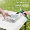 Portable White Folding Fish Cleaning Table with Sink Faucet Drainage