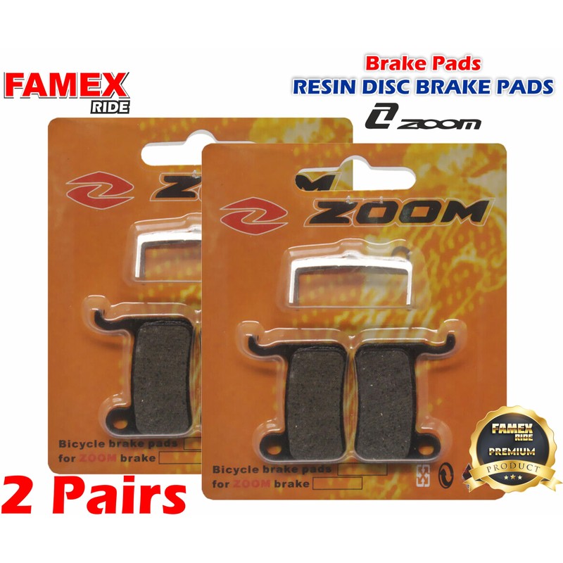 ZOOM 2 X Pair Brake Pads For Zoom Mechanical and