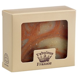 Fabulous Frannie Bay Rum Natural Herbal Soap with Bay Rum, Cinnamon Leaf and Sweet Orange Pure Essential Oils 4oz Bar