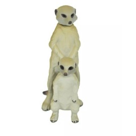MOJO Meerkat, Mother and Baby, Plastic Toy Animal, Kids Gift Realistic Figure 2" F092