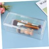 BIUDECO Double Layer Acrylic Makeup Brush Storage Box Lid Capacity