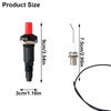 Button Piezo Igniter Set Heat Resistant Gas Grill Igniter Electrode