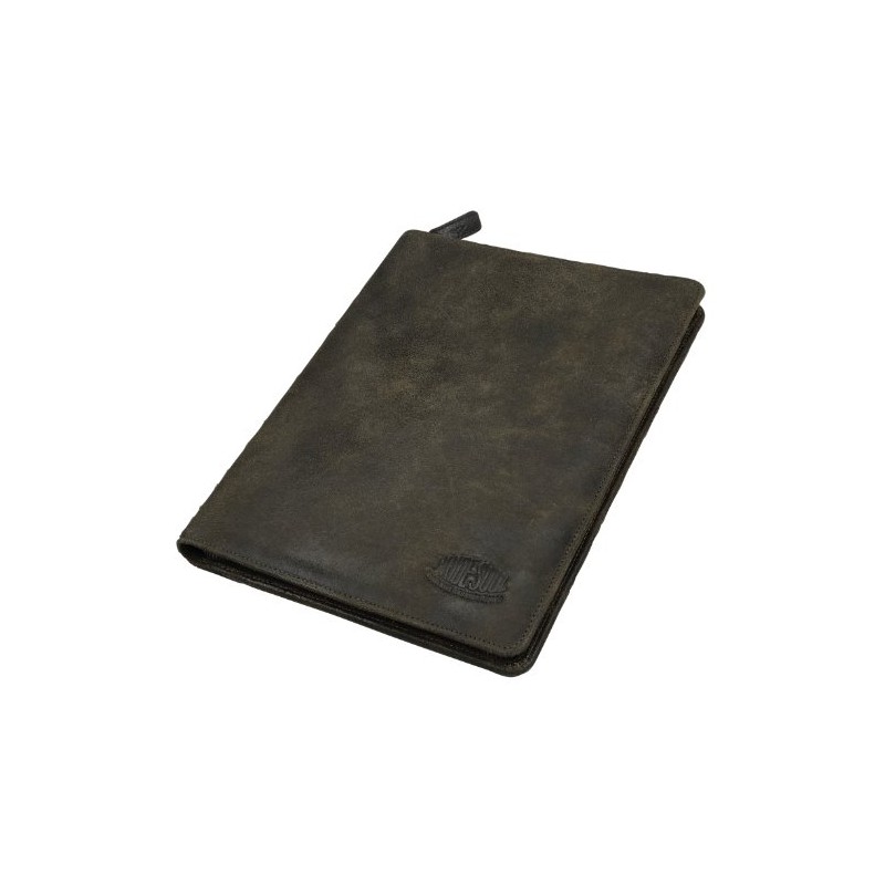 PRIDE & SOUL Schreibmappe A4, Leder, braun