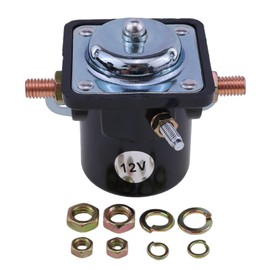 DVPARTS Motor Control 12V 3 Terminal Motor Solenoid 15730 1306070 412301 Compatible with Meyer E47 E57 E60 E-57H E-58H E-60 E-60H