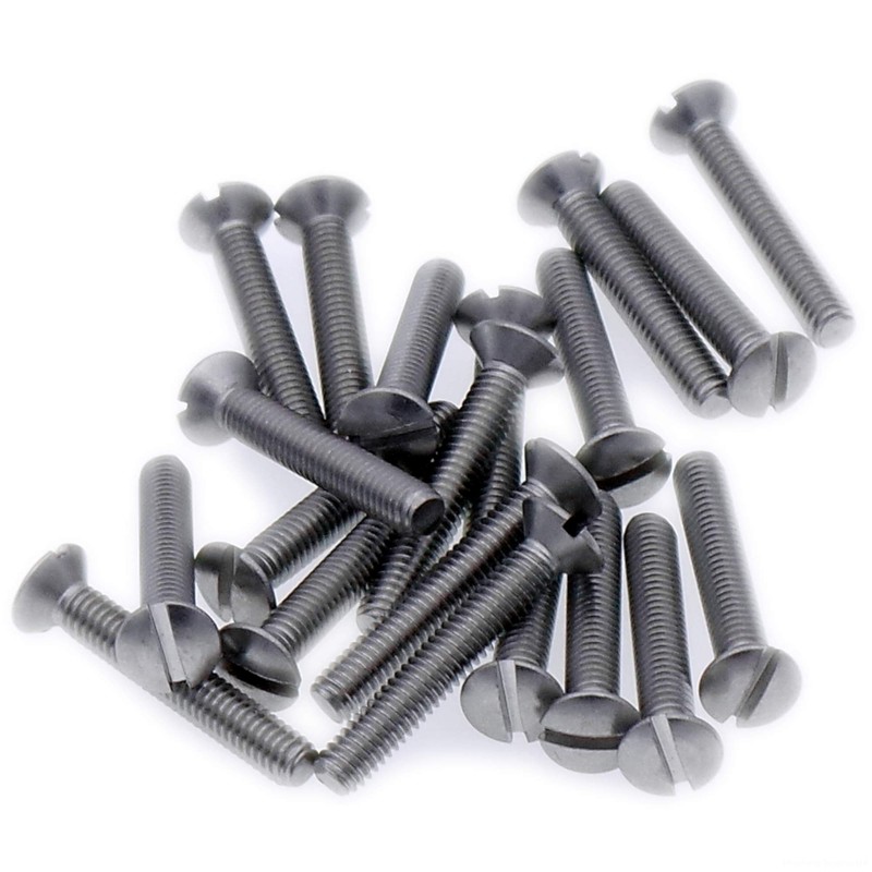 M5 (5mm x 18mm) Slot Raised Countersunk Machine Screw (Bolt)