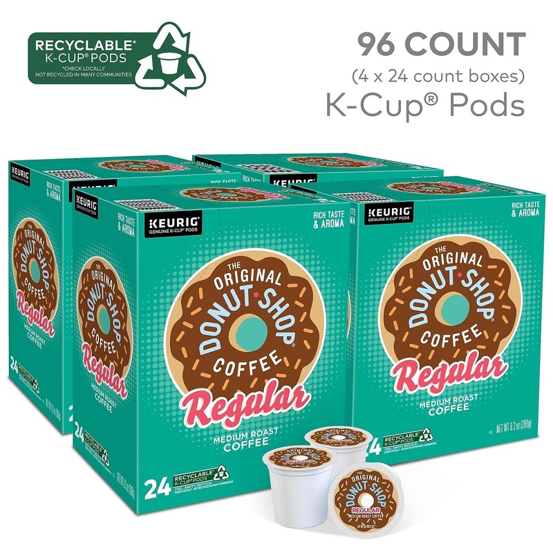 The Original Donut Shop Regular Keurig Single-Serve K-Cup Pods, Medium