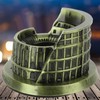 Rome Colosseum Model, Artificial Metal Miniature Roman Colosseum Statue for