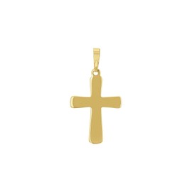 Amor 2015265 Unisex Unisex Pendant Gold Cross Comes in Jewellery Gift Box, Gold, None