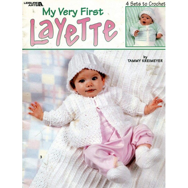 Leisure Arts My Very First Layette Crochet Book