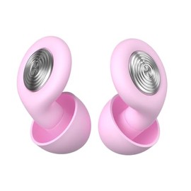 Ear Plugs for Sleeping Noise Cancelling, Ultra-Soft Sleep Earbuds for Side Sleepers, Anti Snoring Devices, Noise Sensitivity -48dB, Hearing Protection, Suitable for Study, Travel, Work (Pink)