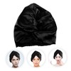 Ipetboom Double Layer Satin Sleep Cap for Women Soft Elastic