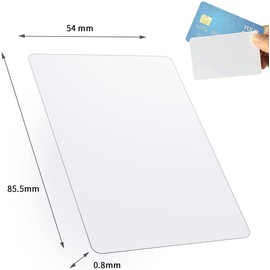 Timeskey NFC Tags 20 x Inkjet PVC NFC Cards NFC Tags NTAG215 NFC Card Printable Compatible with Epson & Canon Inkjet Printer, CR80 30 MIL, Waterproof & Double-Sided Printing