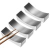 uxcell 4pcs 304 Stainless Steel Chopstick Rest, Silver Chopstick Holder