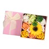 Simulation Flower Bath Soap Women Exquisite Flower Soap Gift Box