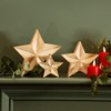 Sass & Belle Whitewashed Standing Star Medium